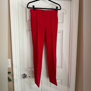 Ann Taylor Bold Red Women's Trousers NWT